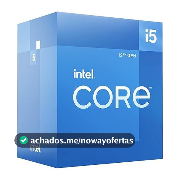 Processador Intel Core i5-12400 2.5 GHz (Turbo 4.4 GHZ)