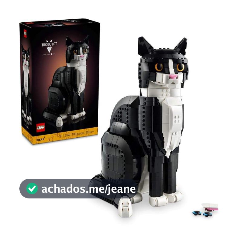 LEGO Ideas Gato de Smoking 21349 Kit de Montar 1710 Peças