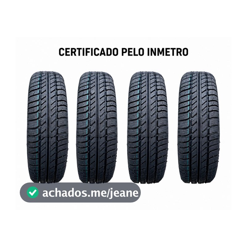 JOGO 4 Pneus 175/70R13 Remold Aro 13-PMB