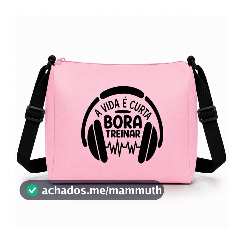 Mala Academia Estampada Feminina Masculina Fit Esporte Mala Malinha Academia Unissex Sport Bolsa Transversal Regulável