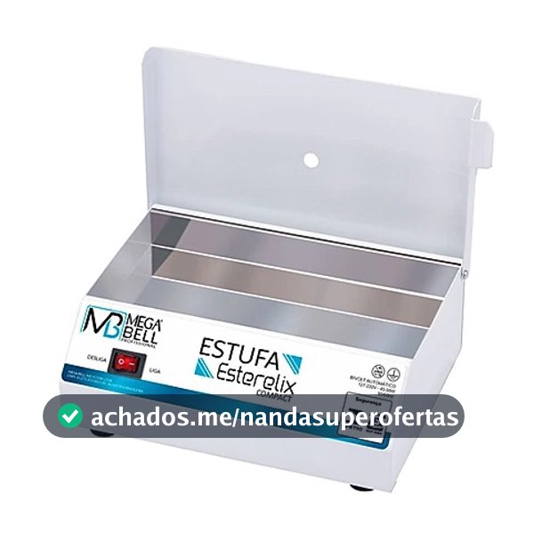 Estufa Esterilizadora para Alicates de Unha Manicure Pedicure Mega Bell (24 MB)