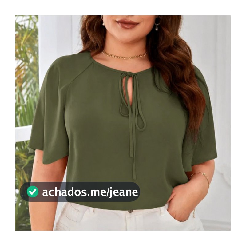 Blusa Plus size MANGA SOLTA Camisa estilosa social Elegante Blusinha Feminina Casual Moda Evangelica