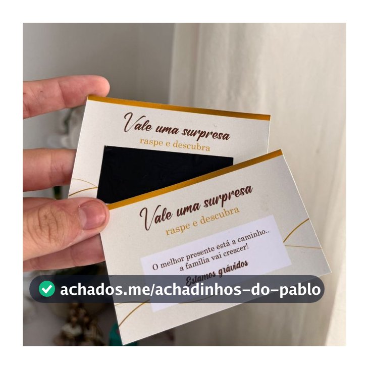 10 Raspadinhas Revelação de Gravidez do Bebê Menina Menino Grávidos