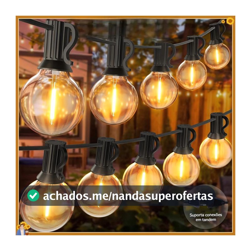 【G40 Inquebrável Cordão De Luz Iluminação】Área Externa 62M 120 Lâmpadas LED Varal De Luzes Decoração Carnaval Natal