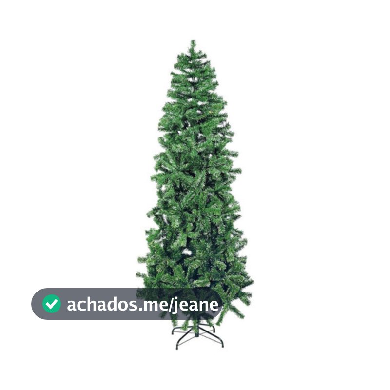 Arvore de Natal 180cm Slim Luxo Estreita 800 Galhos Pinheiro Natalino Decoracao Premium