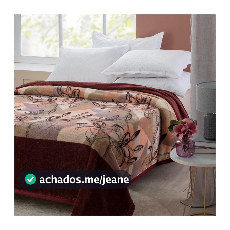 Cobertor Casal Jolitex Manta Dyuri Plus Estampa Guadalquivir 1,80X2,20cm Edredom Coberta