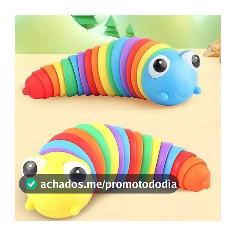 Brinquedo Lesma Caracol Lagarta De Minhocas Alivia o Estresse