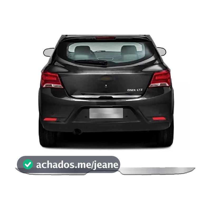 Friso Porta Malas Cromado Compatível Onix 2013 Até 2016 2017 2018 2019