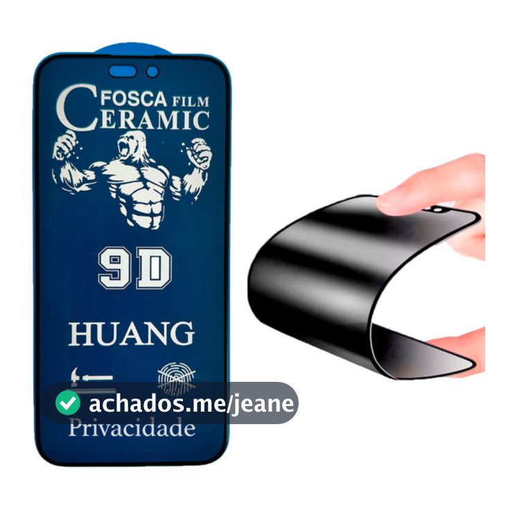 Kit 3 / Kit 5 Películas Ceramica Fosca Privacidade 9D Moto G84/G73/G10/G9 Play/G14/G24/G82/G52/G22/E22/E13/Edge 30 Neo