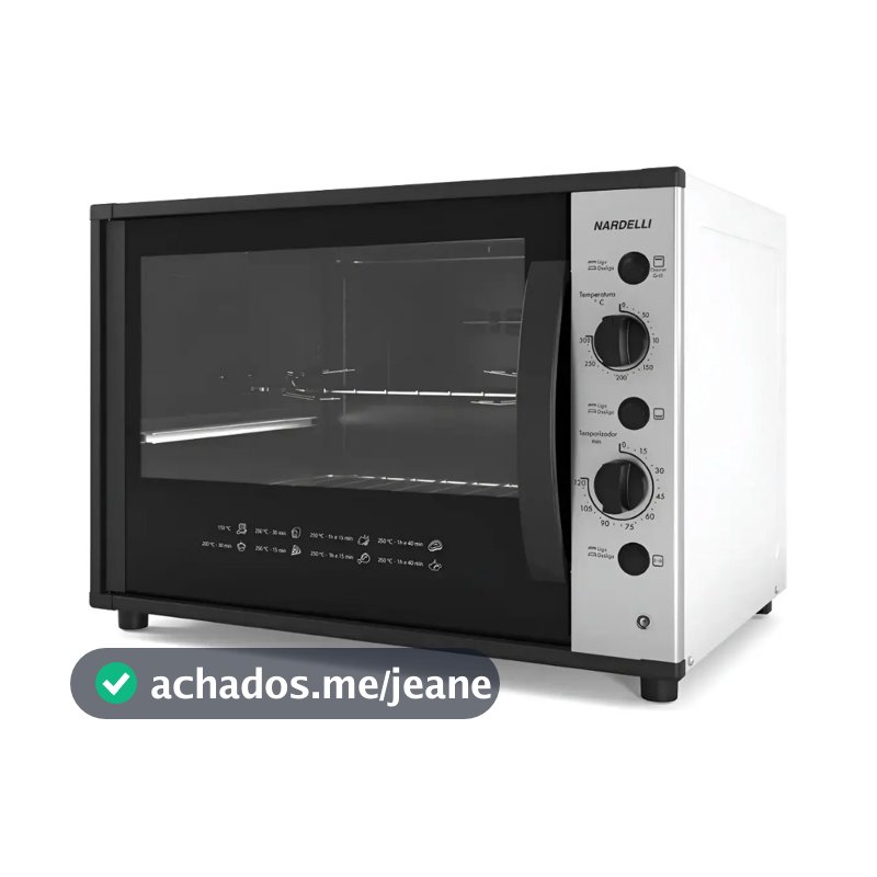 Forno Elétrico Bancada Nardelli  60L C/ Espeto Giratório  Smart60