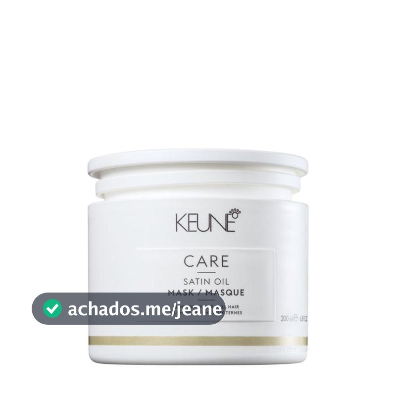 Keune Satin Oil - Máscara de tratamento 200ml - BLZ