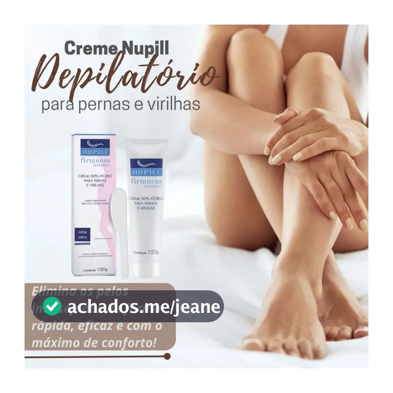 Creme Depilatório Nupill | Depilação Facial E Corporal