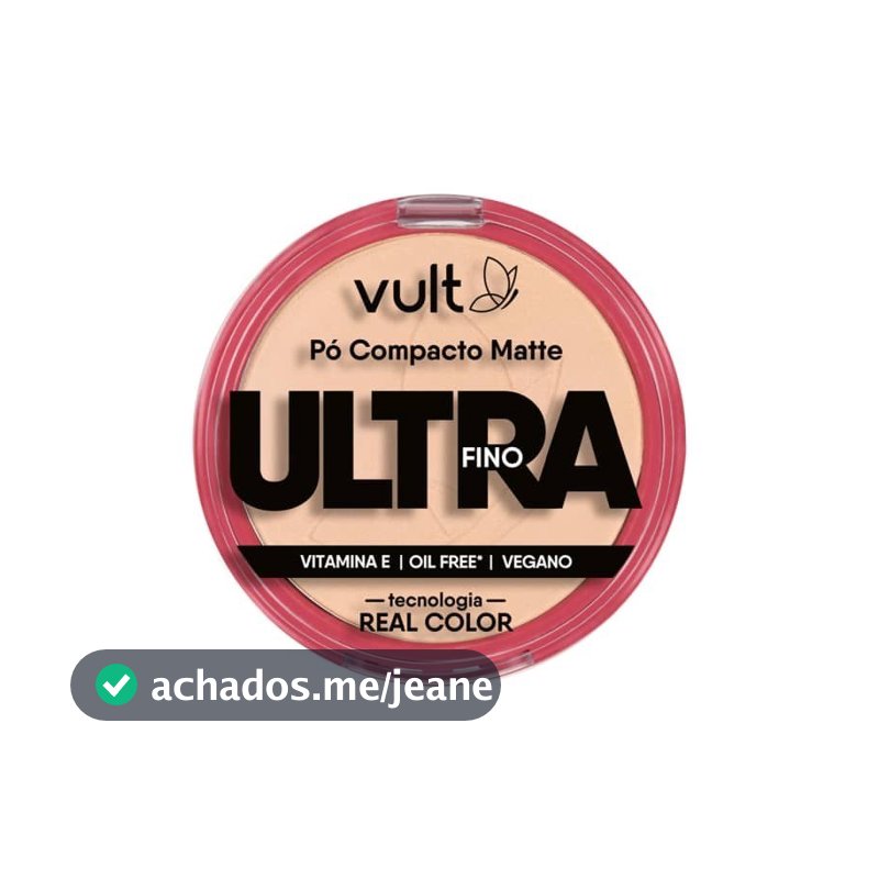 Pó Compacto Matte Ultrafino Cor V410  9G Vult