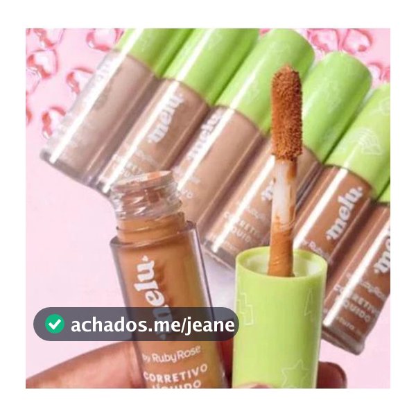 Corretivo Líquido Cobertura Leve Melu 5ml Maquiagem Ruby Rose