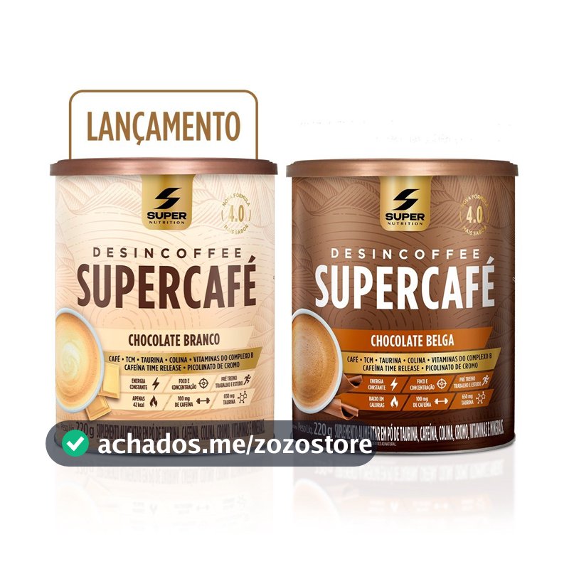 Supercafé - Compre 01 Chocolate Branco + 01 Chocolate Belga
