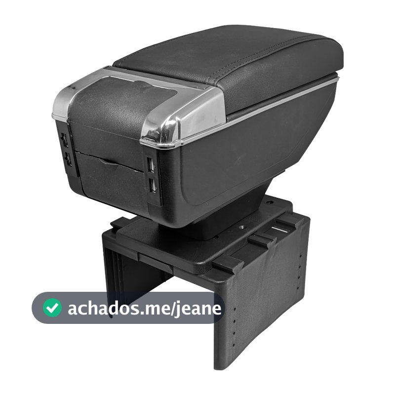 Console Apoio De Braço Universal Com Entrada Usb Porta Copo