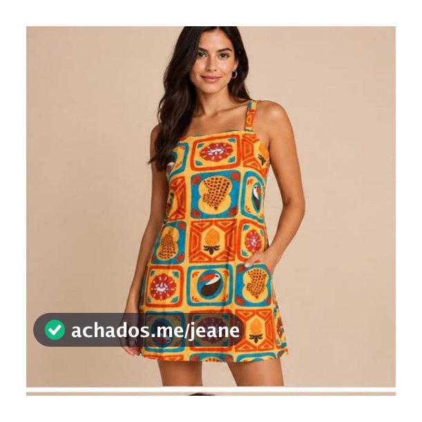 Vestido Feminino Curto Viscolinho Elegante Alcinha Larga Com Bolso Regulável Casual Verão