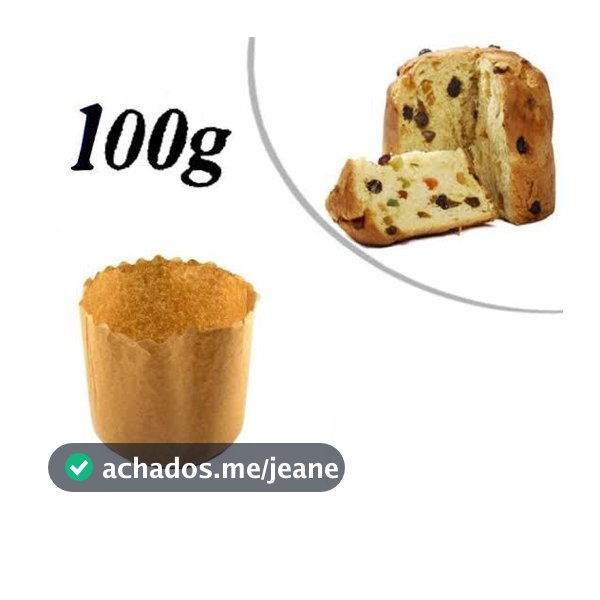100 UNI FORMA PANETONE 100 GRAMAS 500 GRAMAS