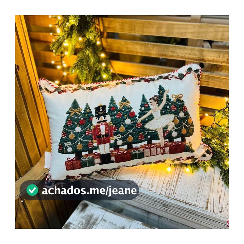 Capa Natalina 624 com Cordão – 55cm