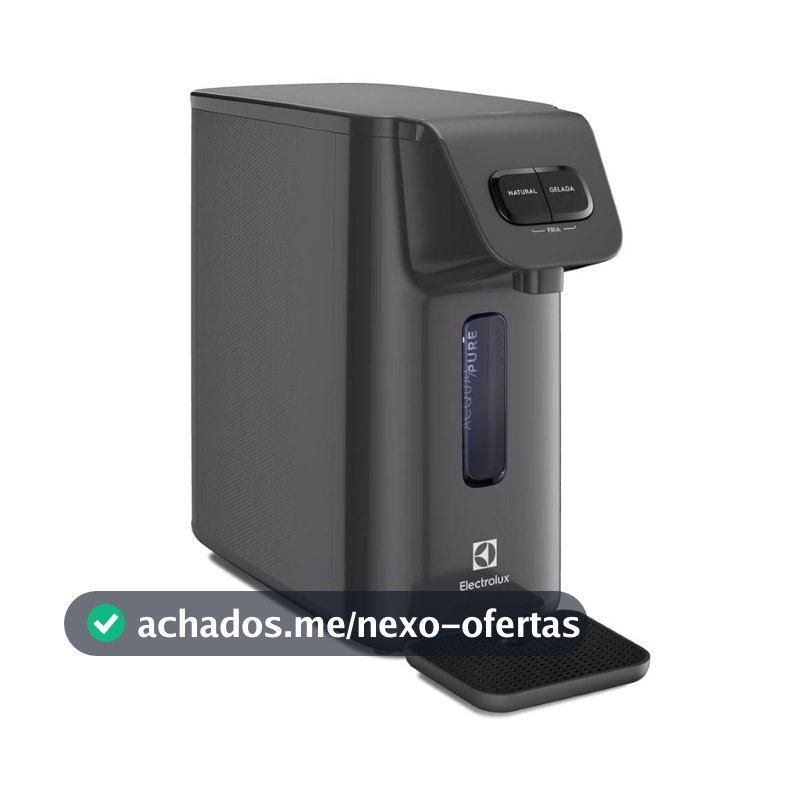 Purificador Electrolux Eletrônico Compacto Efficient Painel Mecânico Bivolt Cinza (PE15X)