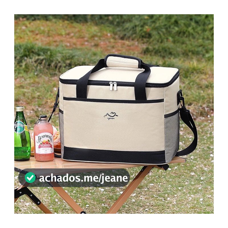 Bolsa Térmica Portátil Com Grande Capacidade Ideal Para Piqueniques E Atividades Ao Ar Livre