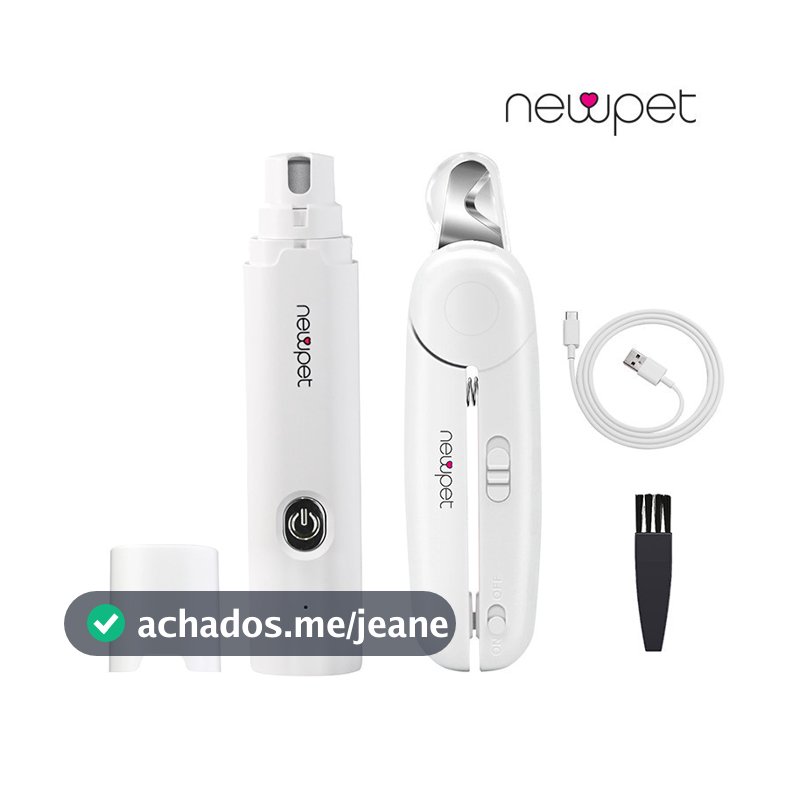 Newpet 2 Em 1 Kit Alicate + Lixa Corte De Unhas Pet Cães E Gatos