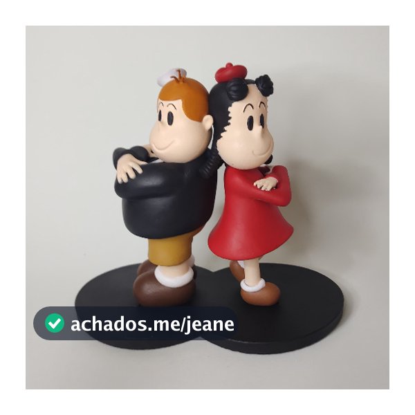 Action Figure Luluzinha e Bolinha - Boneco de Decoração Anos 80 Desenho da Infância