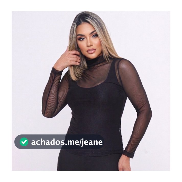 Blusa Tule Feminina Manga Longa Luxo