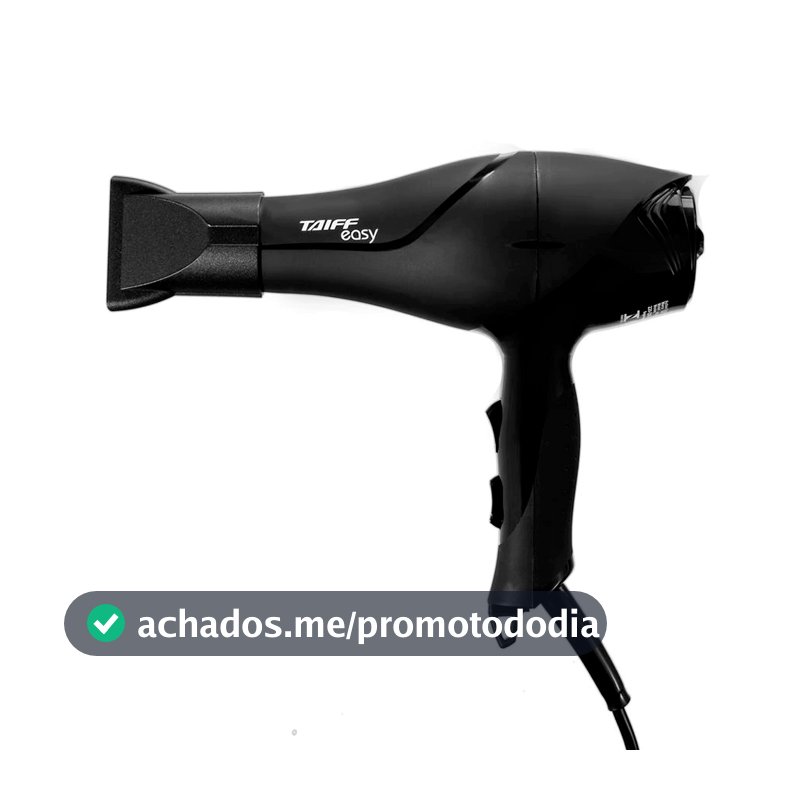 Secador de Cabelo Taiff Profissional Easy 1700W Preto - 220V