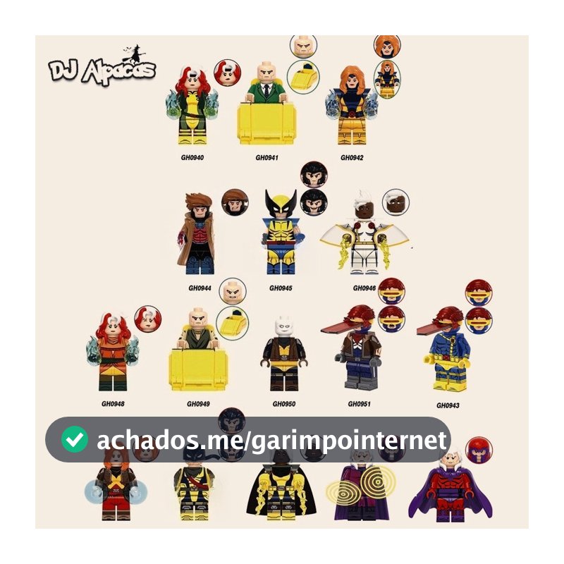 Blocos De Construção Figuras Brinquedo Colecionável GH0940 GH0941 GH0942