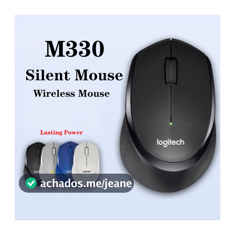 Logitech M330 Mouse Ptico Sem Fio Usb 2,4ghz 1000dpi Silencioso