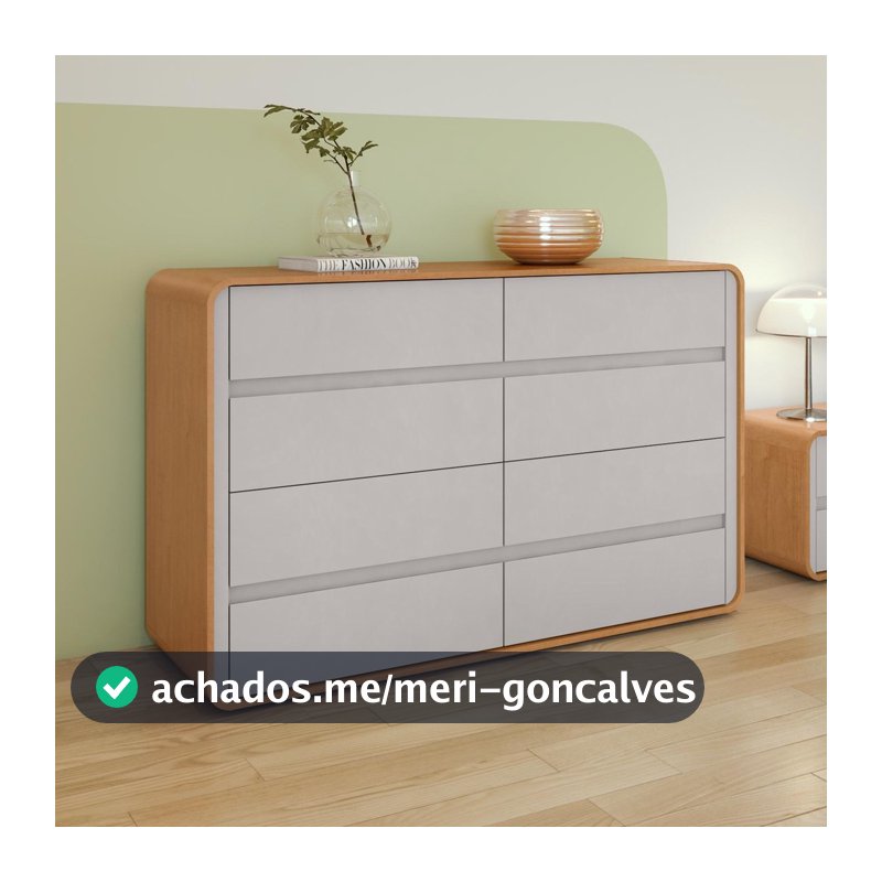 Comoda Lopas Easy Like  Amendoa Clean/Off White