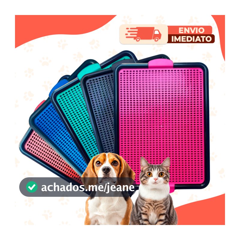 Tapete Higiênico Sanitário Canino Cachorro Pequeno Médio Educador Xixi Sim