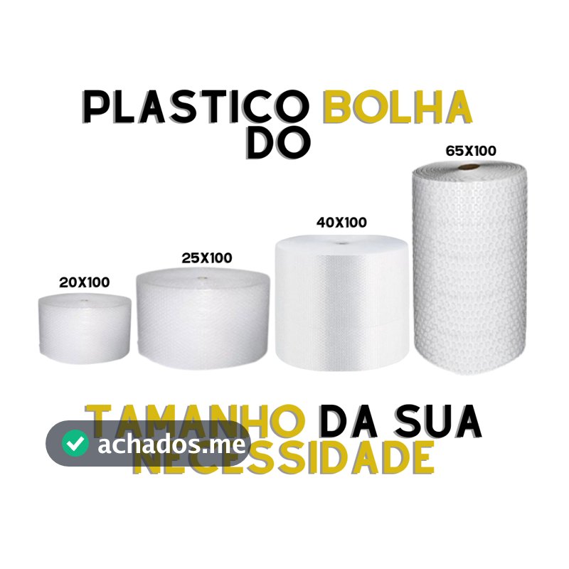 Plástico Bolha Rolo Grande E-commerce Do Tamanho Que desejar 25 Micras