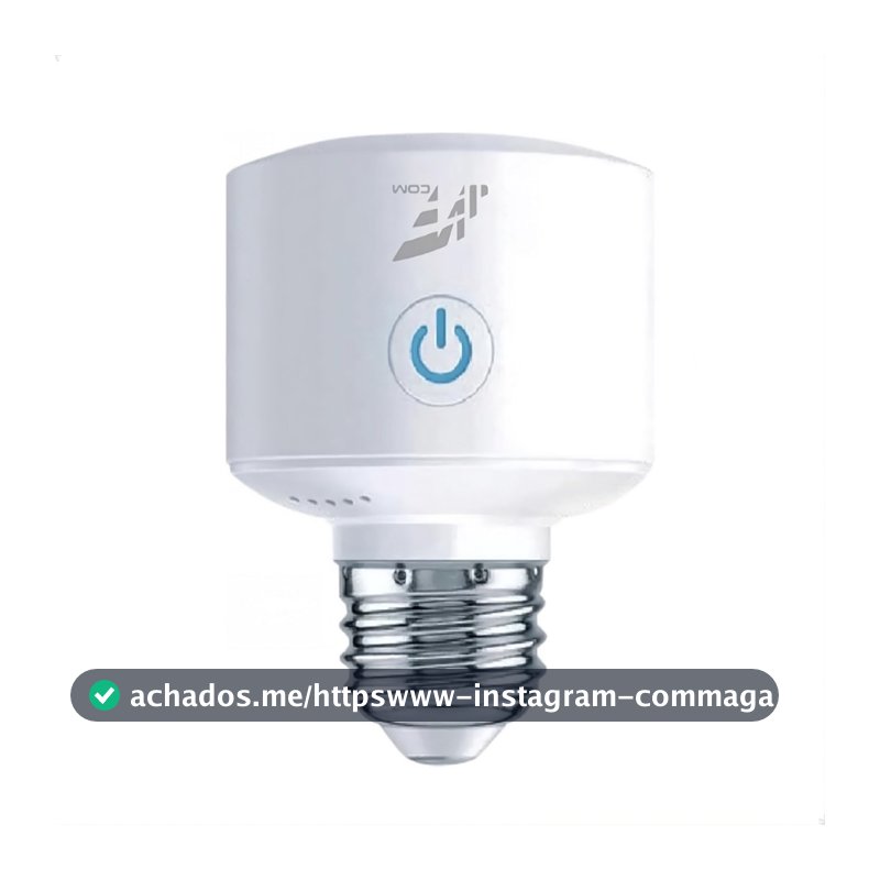 Soquete Inteligente E27 Bocal Lâmpada Compatível com Alexa e Smart Google Wifi Casa Inteligente
