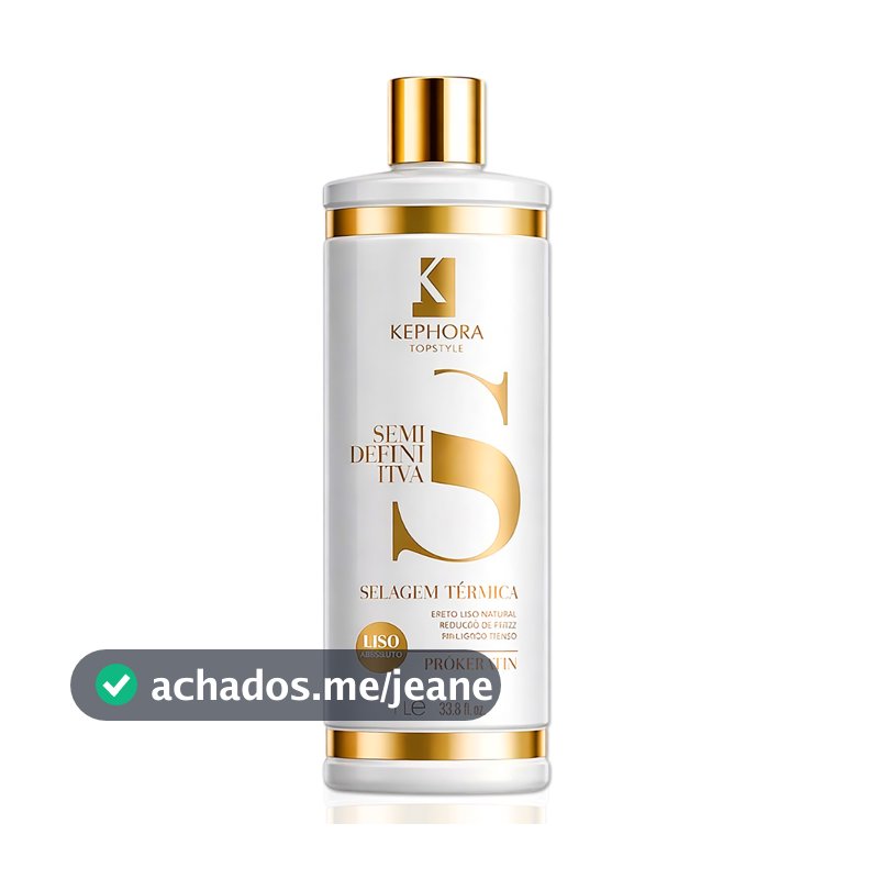Escova Semi Definitiva Liso Imediato Selagem Termica Progressiva Kephora 1L