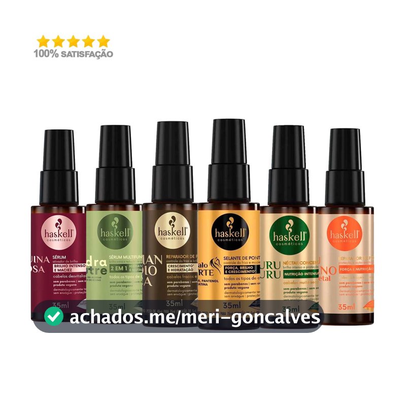Haskell Reparador de Pontas 35ml - Escolha!