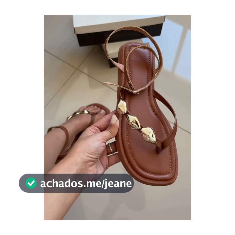 Sandália Feminina Rasteira Flatform com Pedrarias Verão Confortável Moderna Casual Pedrarias