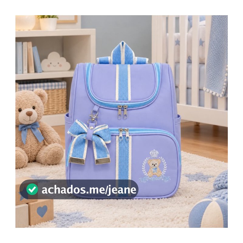 Mochila Maternidade Bebê Multiuso com Compartimento Térmico e Bolsos Organizadores. BIGKITS