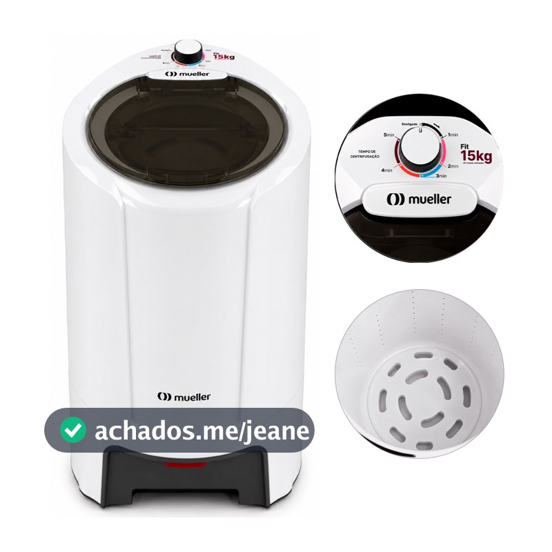 Centrífuga De Roupas Mueller Fit 15kg De Roupa Molhada