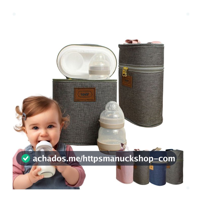 Porta Mamadeira Com Isopor Removível Para Limpeza Bolsa Maternidade Térmico Compatível Com Mam Avent Kuka Térmico