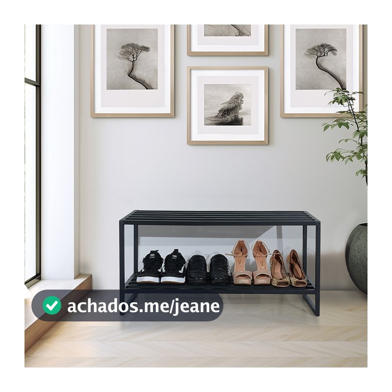 Sapateira Multiuso Organizador Jasmin em Aço