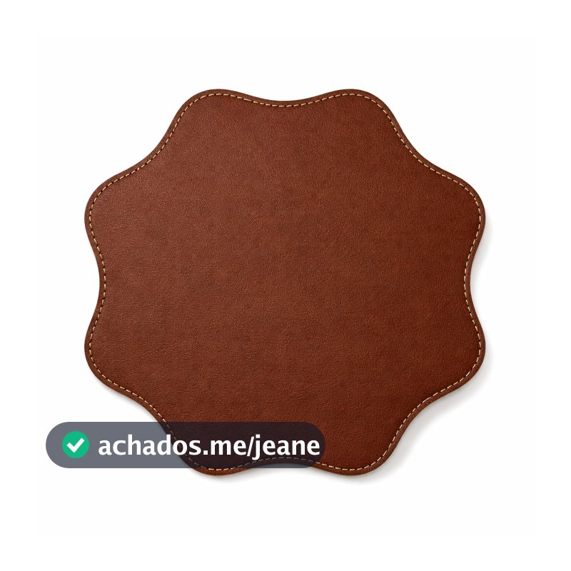 08 Jogo Americano Dupla Face Sisal Souplast Couro para Mesa Posta Atmos