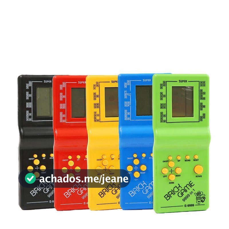 Kit 20 Mini Game Portátil Retro Brinck Game 9999 Jogos Envio Rápido