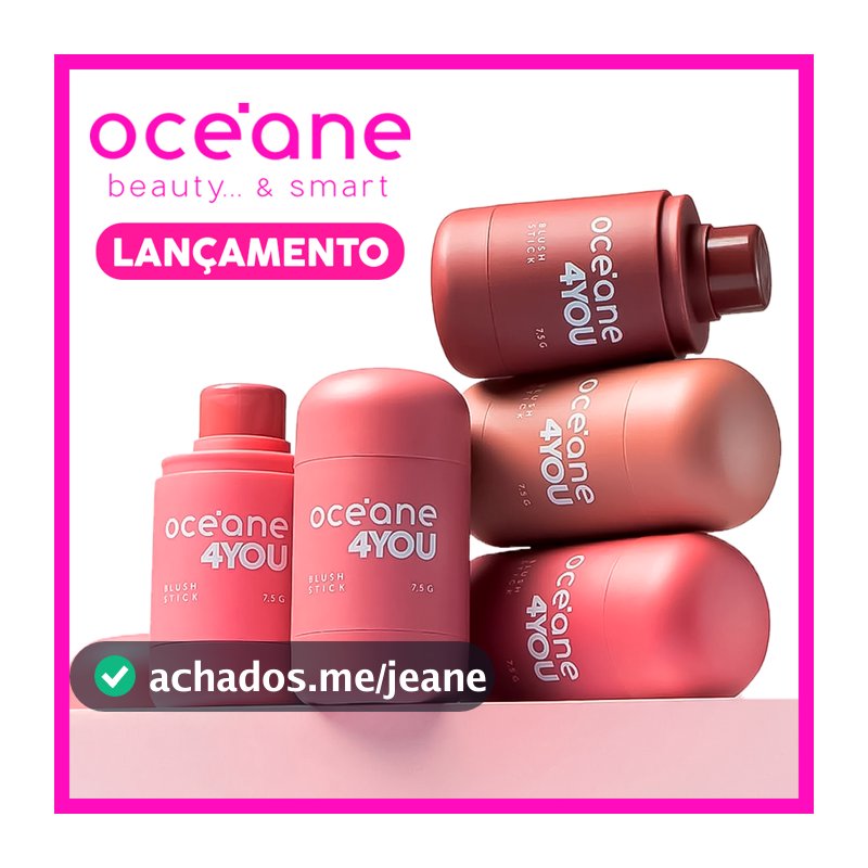 Océane 4You Blush Stick 7,5g (Efeito matte e textura cremosa que combina com todos os estilos)