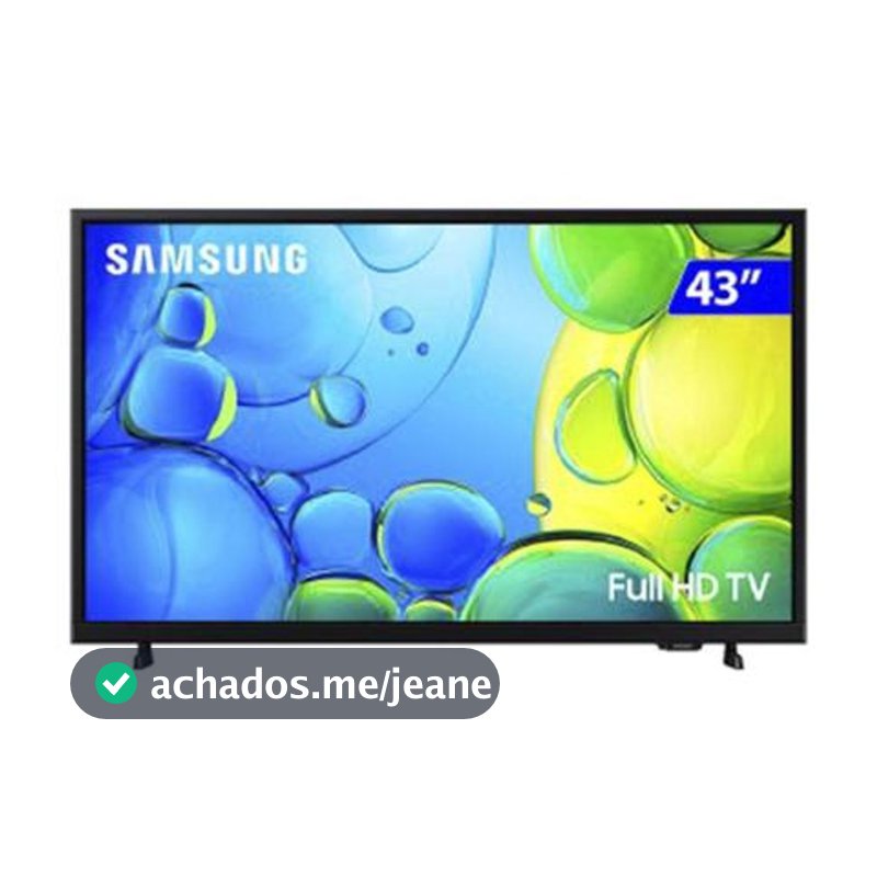 Smart Tv Samsung 43" , LED, TIZEN, Wi-fi, FULL HD, Preta - LS43F6000FGXZD