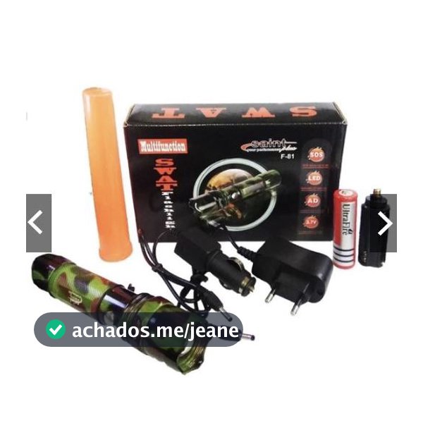 Lanterna Tática militar com acessórios