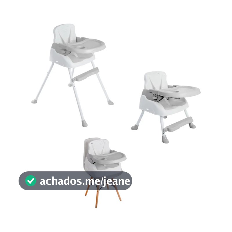 Cadeira De Alimentação Bebê Portátil 3em1 Styll Baby Segura