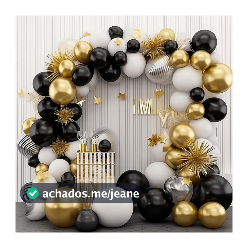 Conjunto 140 Balões Decorativos Festas Aniversário Casamento Festa