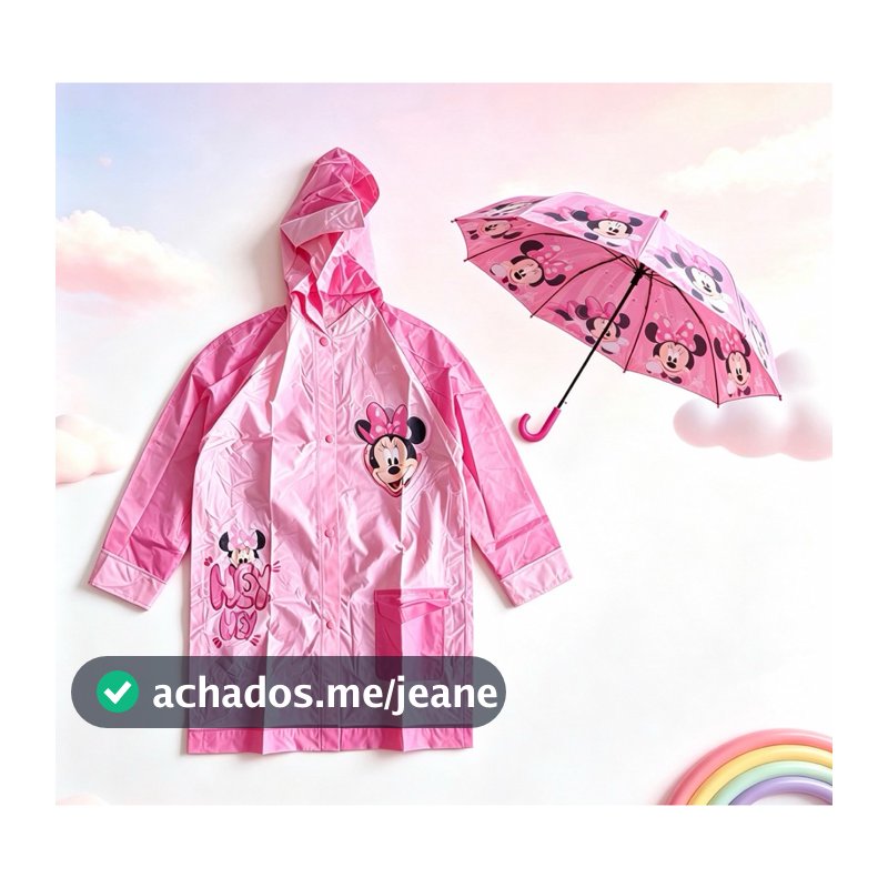 Kit Guarda-Chuvas E Capa De Chuva